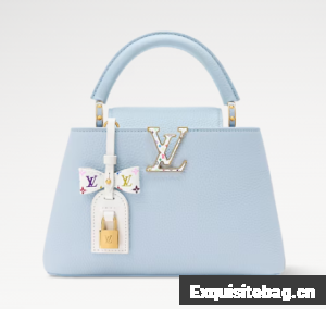 Louis Vuitton NEW LV x TM Capucines BB M27638 blue