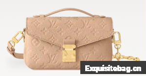 Louis Vuitton NEW Pochette Metis East West M14322 Sand
