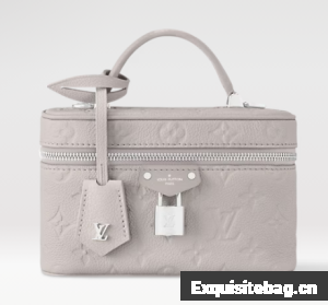 Louis Vuitton NEW Vanity Chain Pouch M13593 Brume Gray