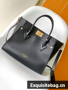 Louis Vuitton Original Leather ON MY SIDE M22225 Black