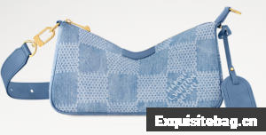 Louis Vuitton Pochette Accessories XL N00204 Denim Blue