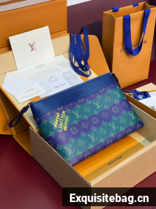 Louis Vuitton Pochette Voyage Souple M11545 BLUE