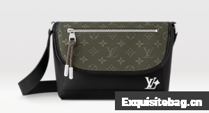 Louis Vuitton Pulse Messenger M12625 Khaki&Black