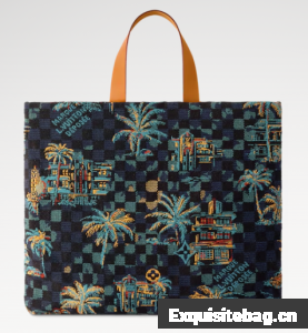 Louis Vuitton Shopper Tote MM N00218 Marina Blue