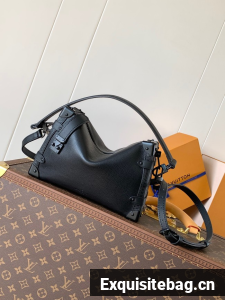 Louis Vuitton Side Trunk MM M25160 black&Black hardware