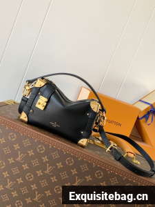 Louis Vuitton Side Trunk MM M25160 black&gold hardware