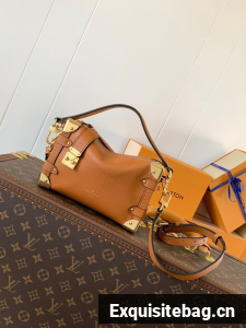 Louis Vuitton Side Trunk MM M25160 gold brown