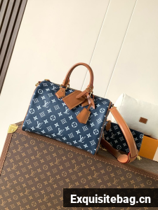 Louis Vuitton Speedy P9 Bandouliere 30 M15241 BLUE
