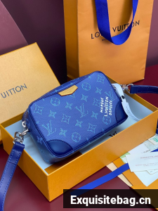 Louis Vuitton Trocadero Wearable Wallet M14253 dark blue