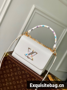 Louis Vuitton Twist MM M13243 white