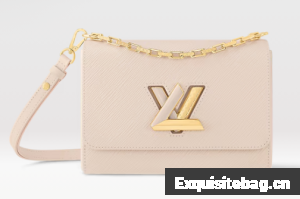 Louis Vuitton Twist MM M24630 Quartz White