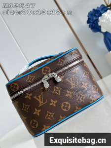 Louis Vuitton Vanity Chain Pouch M12668 blue