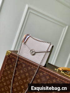 Louis Vuitton Wallet On Chain Rosy M25814 GRAY