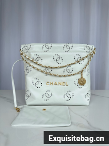 CHANEL 22 SMALL HANDBAG AS3260 white