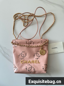 CHANEL 22 SMALL HANDBAG AS3980 pink