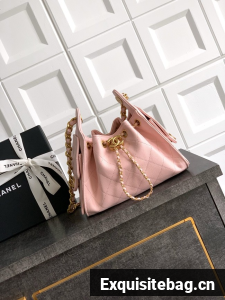 CHANEL 25 MINI HANDBAG AS5631 pink