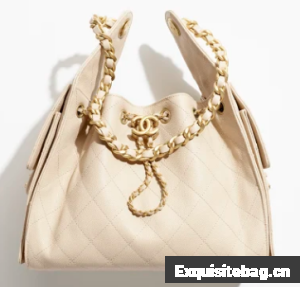 CHANEL 25 SMALL HANDBAG AS5293 Beige