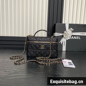 CHANEL LONG VANITY WITH CHAIN AP4407 black