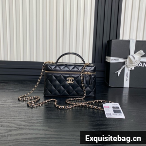 CHANEL LONG VANITY WITH CHAIN AP4414-2 black