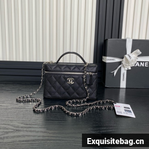 CHANEL LONG VANITY WITH CHAIN AP4414 black