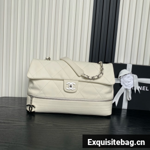 CHANEL Lambskin Shoulder Bags 9902 white