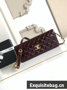 CHANEL Large Flap Bag AS5642 Dark Brown