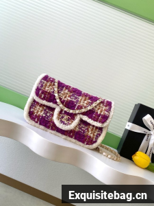 CHANEL Large Flap Bag AS5686 Fuschia&Pink