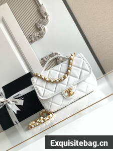 CHANEL Mini Flap Bag AP5147 white