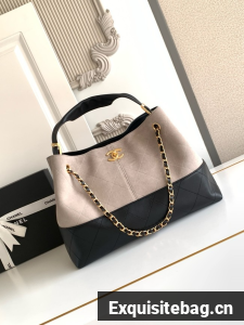 CHANEL Shopping Bag AS5434 black&gray