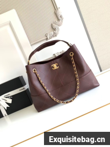 CHANEL Shopping Bag AS5434 burgundy
