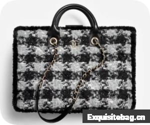 CHANEL Shopping Bag AS5689 Black & Grey