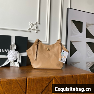 CHANEL Small Tote AS6015 Apricot