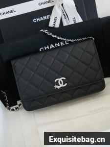 CHANEL Wallet On Chain AP3723 black