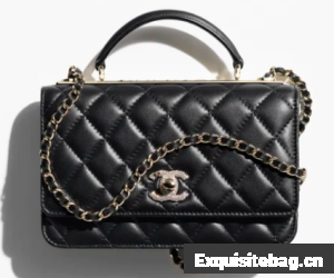 CHANEL Wallet On Chain AP4323 black