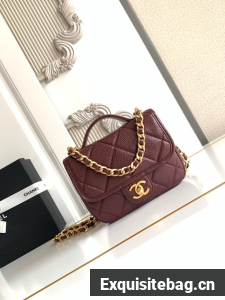CHANEL Wallet On Chain AP5146 burgundy