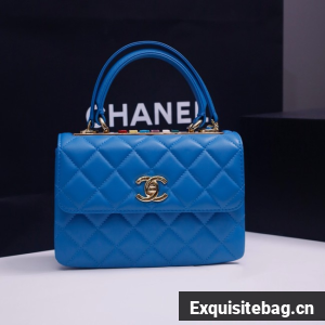 CHANEL mini Flap Bag With Top Handle 4654-10