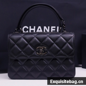 CHANEL small Flap Bag With Top Handle 92236-1