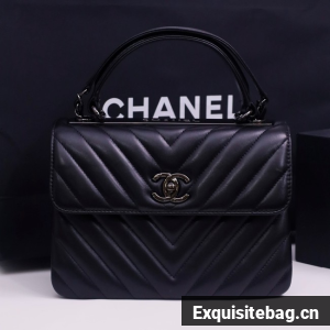 CHANEL small Flap Bag With Top Handle 92236-2