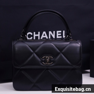 CHANEL small Flap Bag With Top Handle 92236-4