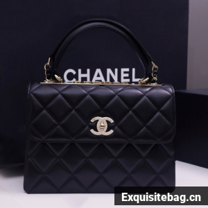 CHANEL small Flap Bag With Top Handle 92236-6