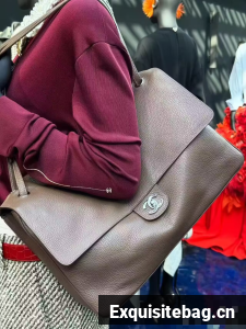 Chanel 26SS Original Leather Tote Shopping Bag 1A013 Gray