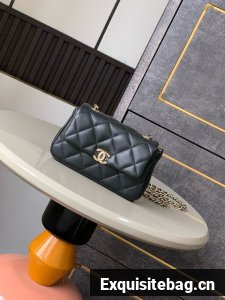 Chanel CLASSIC Original Lambskin 11.12 HANDBAG AS6563 black