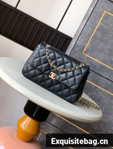Chanel CLASSIC Original Lambskin 11.12 HANDBAG AS6565 black