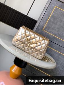 Chanel CLASSIC Original Lambskin 11.12 HANDBAG AS6565 gold