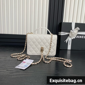 Chanel CLUTCH WITH CHAIN AP4406 white