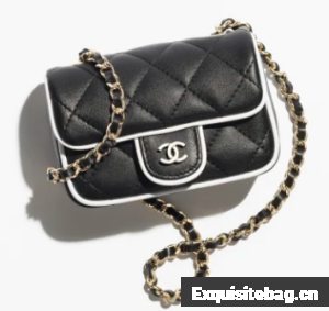 Chanel CLUTCH WITH CHAIN AP4516 Black&White