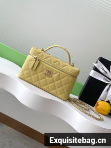 Chanel CLUTCH WITH CHAIN AP4531 yellow