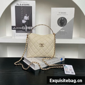 Chanel CLUTCH WITH CHAIN AP4591 light yellow