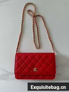 Chanel Classic Wallet On Chain Grained Calfskin AP4241-11