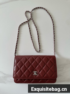 Chanel Classic Wallet On Chain Grained Calfskin AP4241-14